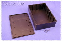 1591XXFSBK (1591XX Series Enclosures - Hammond) - Black - 221mm x 150mm x 58mm - ABS Plastic - IP54