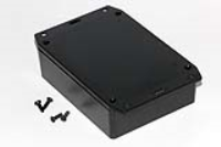 1591XXGFLBK (1591XX Series Enclosures - Hammond) - Black - 122mm x 94mm x 36mm - ABS Plastic - IP54