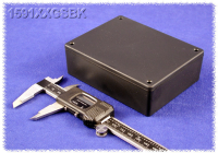 1591XXGSBK (1591XX Series Enclosures - Hammond) - Black - 122mm x 94mm x 36mm - ABS Plastic - IP54