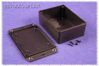 1591XXGSFLBK (1591XX Series Enclosures - Hammond) - Black - 122mm x 94mm x 36mm - ABS Plastic - IP54