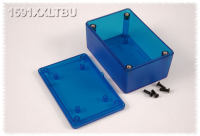 1591XXLTBU (1591XX Series Enclosures - Hammond) - Transparent Blue - 86mm x 56mm x 36mm - ABS Plastic - IP54