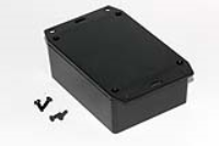 1591XXSFLBK (1591XX Series Enclosures - Hammond) - Black - 109mm x 81mm x 41mm - ABS Plastic - IP54