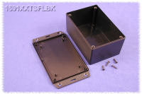 1591XXTSFLBK (1591XX Series Enclosures - Hammond) - Black - 122mm x 81mm x 56mm - ABS Plastic - IP54