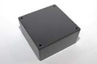 1591XXUBK (1591XX Series Enclosures - Hammond) - Black - 123mm x 123mm x 57mm - ABS Plastic - IP54