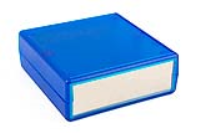 1593ARALTBU (1593AL Series Enclosures - Hammond) - Transparent Blue - 75mm x 74mm x 27mm - ABS Plastic - IP54