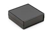 1593ARBK (1593 Series Enclosures - Hammond) - Black - 75mm x 74mm x 27mm - ABS Plastic - IP54