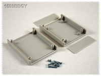 1593BBGY (1593 Series Enclosures - Hammond) - Grey - 95mm x 76mm x 30mm - ABS Plastic - IP54