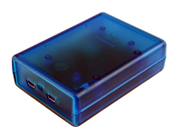 1593HAMFREE2TBU (1593 Series Freescale Board Enclosures - Hammond) - Transparent Blue - 91mm x 66mm x 28mm - ABS Plastic