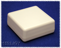 1593JGY (1593 Series Enclosures - Hammond) - Grey - 66mm x 66mm x 28mm - ABS Plastic - IP54