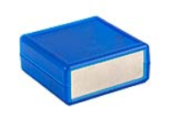 1593KALTBU (1593AL Series Enclosures - Hammond) - Transparent Blue - 66mm x 66mm x 28mm - ABS Plastic - IP54