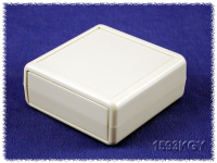 1593KGY (1593 Series Enclosures - Hammond) - Grey - 66mm x 66mm x 28mm - ABS Plastic - IP54