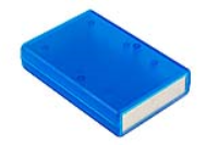 1593NALTBU (1593AL Series Enclosures - Hammond) - Transparent Blue - 109mm x 74mm x 25mm - ABS Plastic - IP54