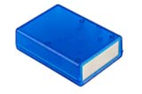 1593PALTBU (1593AL Series Enclosures - Hammond) - Transparent Blue - 91mm x 66mm x 28mm - ABS Plastic - IP54