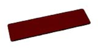 1593PIR10 (1593 Series IR End Plates - Hammond) - IR Red - 92mm x 66mm x 2mm - Polycarbonate