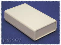 1593QGY (1593 Series Enclosures - Hammond) - Grey - 112mm x 66mm x 28mm - ABS Plastic - IP54