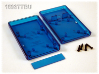 1593TTBU (1593 Series Enclosures - Hammond) - Transparent Blue - 112mm x 66mm x 21mm - ABS Plastic - IP54