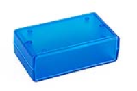 1593VTBU (1593 Series Enclosures - Hammond) - Transparent Blue - 60mm x 105mm x 35mm - ABS Plastic - IP54