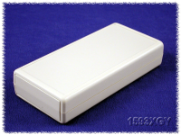 1593XGY (1593 Series Enclosures - Hammond) - Grey - 140mm x 66mm x 28mm - ABS Plastic - IP54