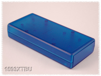 1593XTBU (1593 Series Enclosures - Hammond) - Transparent Blue - 140mm x 66mm x 28mm - ABS Plastic - IP54