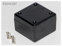 1594ABK (1594 Series Enclosures - Hammond) - Black - 56mm x 56mm x 28mm - ABS Plastic - IP54