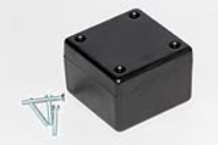 1594ASBK (1594 Series Enclosures - Hammond) - Black - 56mm x 56mm x 28mm - ABS Plastic - IP54