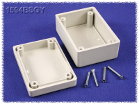 1594BSGY (1594 Series Enclosures - Hammond) - Grey - 81mm x 56mm x 28mm - ABS Plastic - IP54