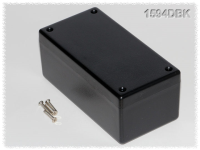 1594DBK (1594 Series Enclosures - Hammond) - Black - 132mm x 66mm x 43mm - ABS Plastic - IP54