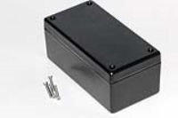 1594DWBK (1594 Series Enclosures - Hammond) - Black - 132mm x 66mm x 43mm - ABS Plastic - IP54