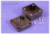 1594RFIABK (1594RFI Series Enclosures - Hammond) - Black - 56mm x 56mm x 28mm - ABS Plastic - IP54