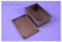 1594RFIEBK (1594RFI Series Enclosures - Hammond) - Black - 168mm x 107mm x 53mm - ABS Plastic - IP54