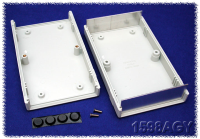 1598AGY (1598 Series Enclosures - Hammond) - Grey - 157mm x 94mm x 36mm - ABS Plastic - IP54