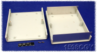 1598CGY (1598 Series Enclosures - Hammond) - Grey - 180mm x 155mm x 52mm - ABS Plastic - IP54