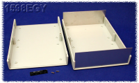 1598EGY (1598 Series Enclosures - Hammond) - Grey - 160mm x 160mm x 86mm - ABS Plastic - IP54