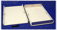 1598FGY (1598 Series Enclosures - Hammond) - Grey - 250mm x 160mm x 40mm - ABS Plastic - IP54