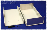 1598GGY (1598 Series Enclosures - Hammond) - Grey - 250mm x 160mm x 76mm - ABS Plastic - IP54