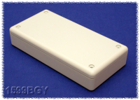 1599BGY (1599 Series Enclosures - Hammond) - Grey - 130mm x 65mm x 25mm - ABS Plastic - IP54