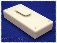 1599BGYBATCP (1599 Series Enclosures - Hammond) - Grey - 130mm x 65mm x 25mm - ABS Plastic - IP54