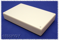 1599KGY (1599 Series Enclosures - Hammond) - Grey - 220mm x 140mm x 41mm - ABS Plastic - IP54