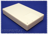 1599KGYBAT (1599 Series Enclosures - Hammond) - Grey - 220mm x 140mm x 41mm - ABS Plastic - IP54