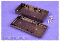 1599RFIBBKBAT (1599RFI Series Enclosures - Hammond) - Black - 130mm x 65mm x 25mm - ABS Plastic - IP54