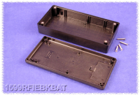 1599RFIEBKBAT (1599RFI Series Enclosures - Hammond) - Black - 170mm x 85mm x 34mm - ABS Plastic - IP54