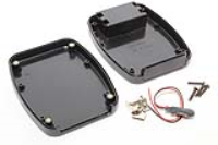 1599TABSBKBAT (1599TAB Series Enclosures - Hammond) - Black - 120mm x 95mm x 27mm - ABS Plastic - IP54