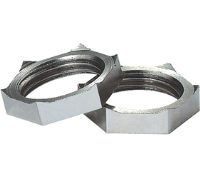209 MPOT (Hexagonal locknut PG9 thread length 3.7 Material - Brass CuZn39Pb3 nickel plated - Hylec APL Electrical Components)