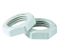 209 PG (Hexagonal locknut PA7035 PG9 Material - Polystyrene - Hylec APL Electrical Components)