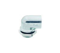 21.009 LF (Elbow cable gland PG9 long connecting thread with locknut, thread length 11 - Hylec APL Electrical Components)
