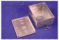 26908PSLA (Eddystone Series Enclosures - Hammond) - Natural - 120mm x 95mm x 57mm - Die Cast Aluminium - IP54