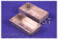 27134PDLA (Eddystone Series Enclosures - Hammond) - Natural - 111mm x 60mm x 50mm - Die Cast Aluminium - IP54