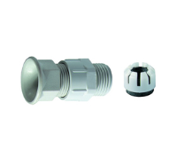 28.711 PA (Bell mouth krallen cable gland PA7035 PG11 thread length 8 min/max cable dia 8-10 - Hylec APL Electrical Components)