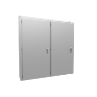 2STFSD747512S16 (2STFSD Series Type 4X Sloped Top Stainless Steel Freestanding Disconnect - Hammond Manufacturing) - Natural Finish - 1883mm / 2019mm x 1908mm x 308mm