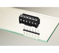 31007102 (2 Pole horizontal screw female plug terminal block 5mm pitch 13.5A 250V - Hylec APL Electrical Components)